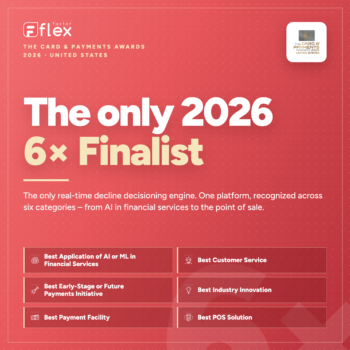 FlexFactor Named the Only 6X Finalist at The Card & Payments Awards US 2026